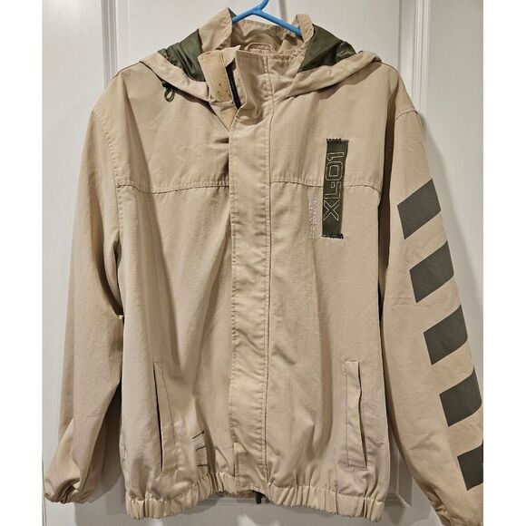 Disney Other - Disney Star Command‎ Jacket Costume Hooded Zip Up Size Medium Beige/Green